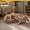 Лежак для собак/котів Purlov 70x50 см Beige (5900779966079)
