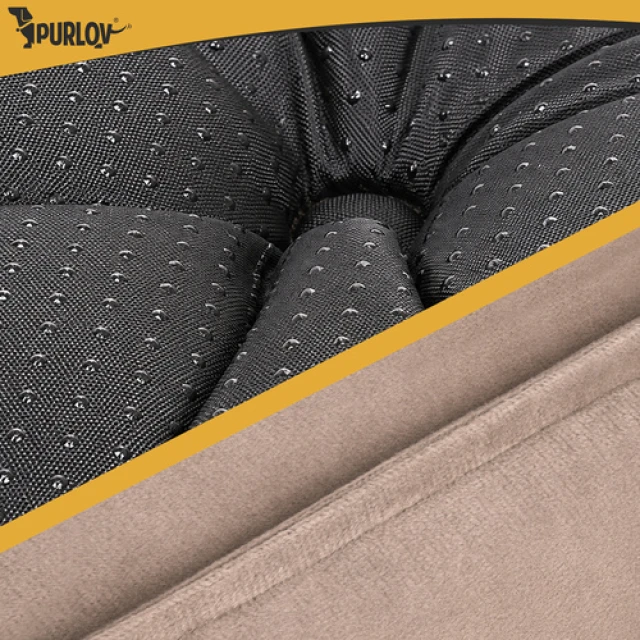 Лежак для собак/котів Purlov 70x50 см Beige (5900779966079)