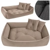 Лежак для собак/котів Purlov 70x50 см Beige (5900779966079)