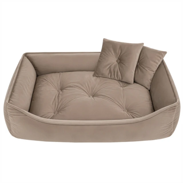 Лежак для собак/котів Purlov 70x50 см Beige (5900779966079)