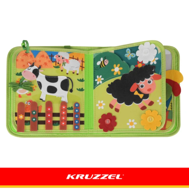 Розвиваюча книжка Ферма Kruzzel 20 завдань (5900779966109)