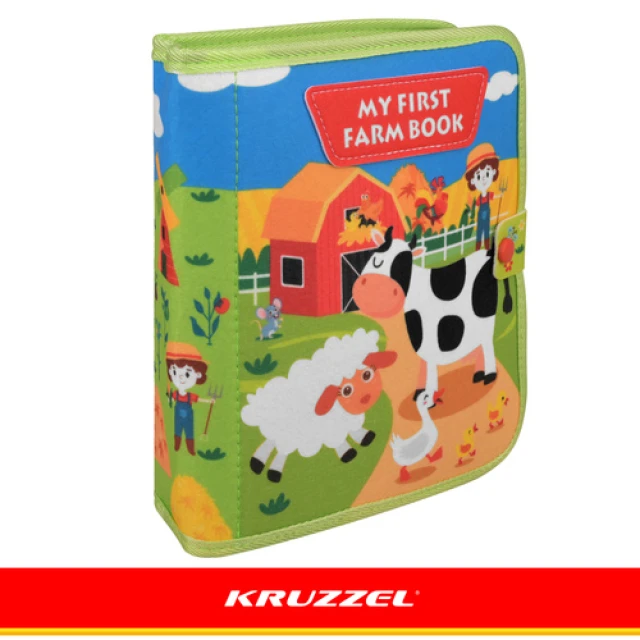 Розвиваюча книжка Ферма Kruzzel 20 завдань (5900779966109)