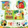 Розвиваюча книжка Ферма Kruzzel 20 завдань (5900779966109)