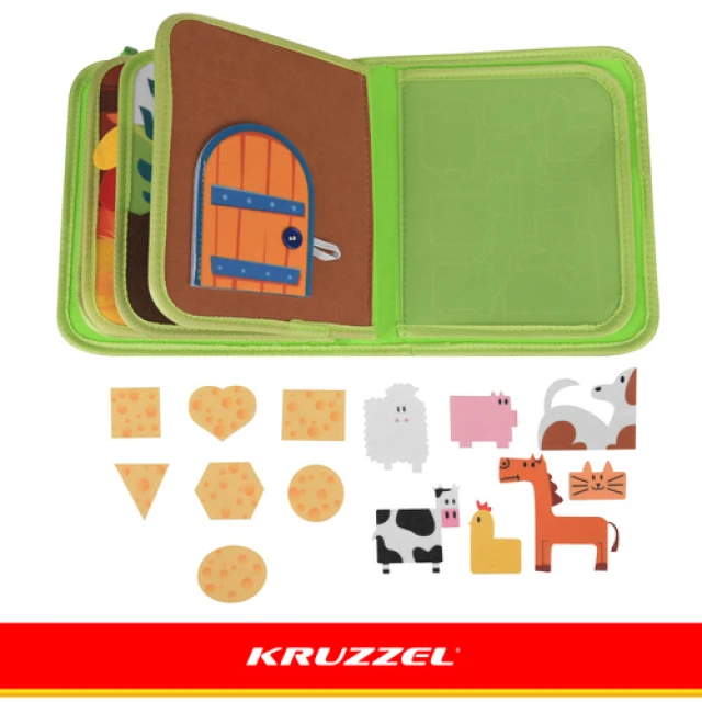 Розвиваюча книжка Ферма Kruzzel 20 завдань (5900779966109)