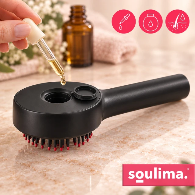 Масажер для шкіри голови Soulima 3в1 з LED-терапією (5900779966116)