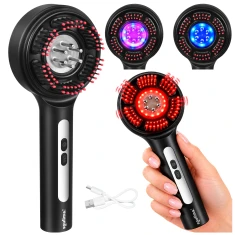 Масажер для шкіри голови Soulima 3в1 з LED-терапією (5900779966116)