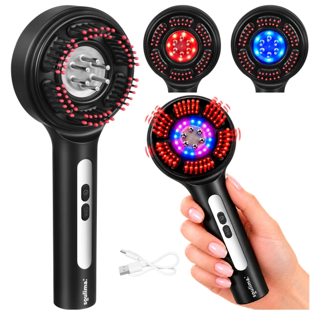 Масажер для шкіри голови Soulima 3в1 з LED-терапією (5900779966116)