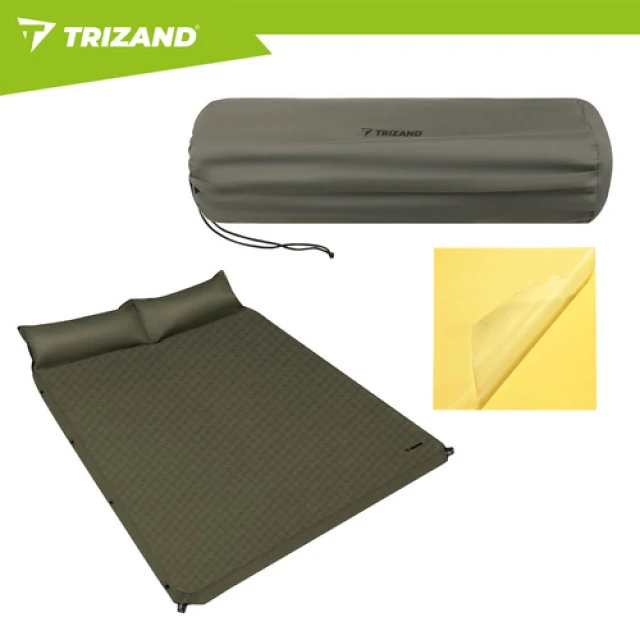 Самонадувний туристичний килимок Trizand 186x130 см двомісний (5900779966147)