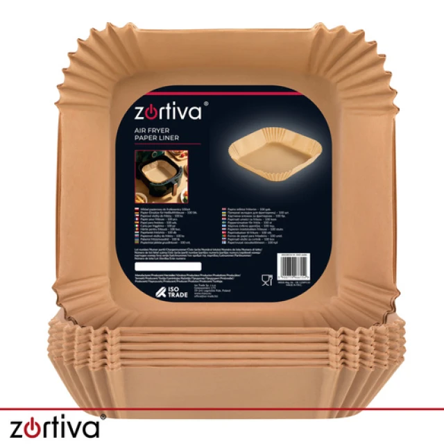 Паперові вкладиші для аерогриля Zortiva 23 см 100 шт (5900779966154)