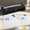 Ламінатор Izoxis A3 з гільйотиною 430 Вт + 110 плівок (5900779966260)