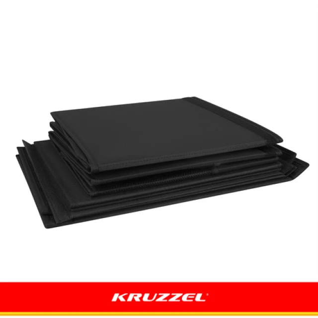 Скриня для іграшок Kruzzel XXL 132 л з кришкою 94 см Black (5900779966321)