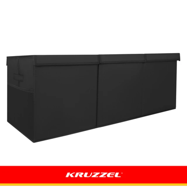 Скриня для іграшок Kruzzel XXL 132 л з кришкою 94 см Black (5900779966321)
