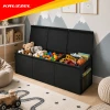 Скриня для іграшок Kruzzel XXL 132 л з кришкою 94 см Black (5900779966321)