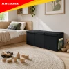Скриня для іграшок Kruzzel XXL 132 л з кришкою 94 см Black (5900779966321)