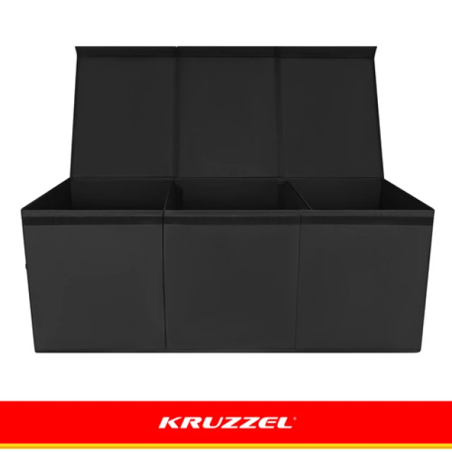 Скриня для іграшок Kruzzel XXL 132 л з кришкою 94 см Black (5900779966321)