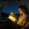 Лампа для читання Izoxis LED з кліпсою USB-C 3 кольорові температури 5 рівнів (5900779966345)