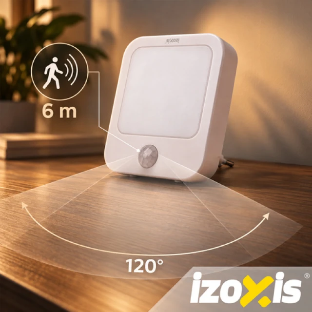 Ночник Izoxis LED с датчиком движения 2 шт (5900779966352)
