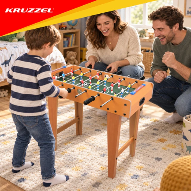 Настільний футбол Kruzzel 69x37x63 см 18 гравців (5900779966406)