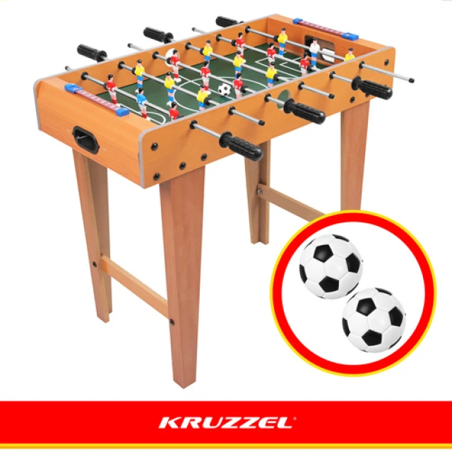 Настільний футбол Kruzzel 69x37x63 см 18 гравців (5900779966406)