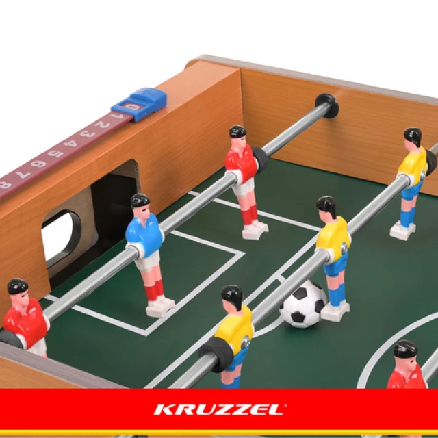 Настільний футбол Kruzzel 69x37x63 см 18 гравців (5900779966406)