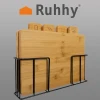 Набір дощок для нарізання бамбукові Ruhhy 4 шт з підставкою (5900779966482)