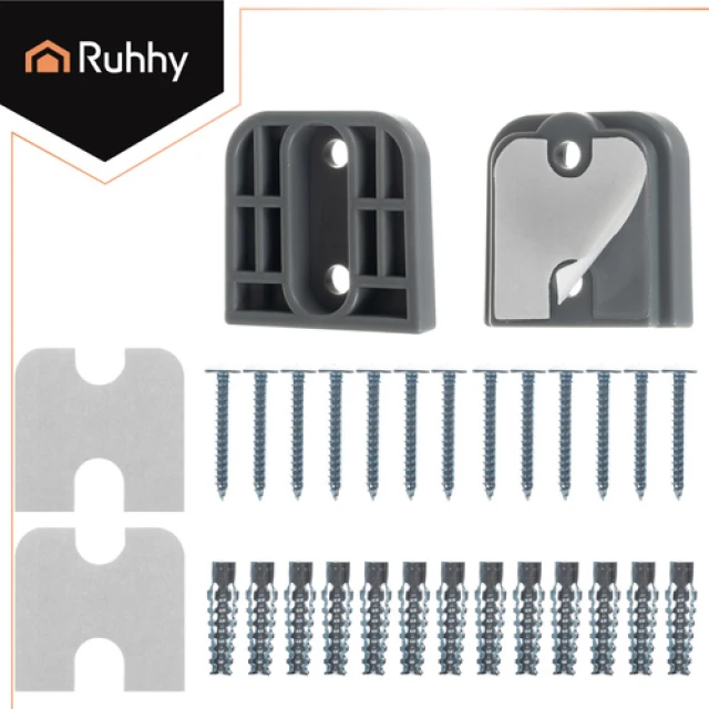 Барьер безопасности выдвижной Ruhhy 157 см Gray (5900779966505)