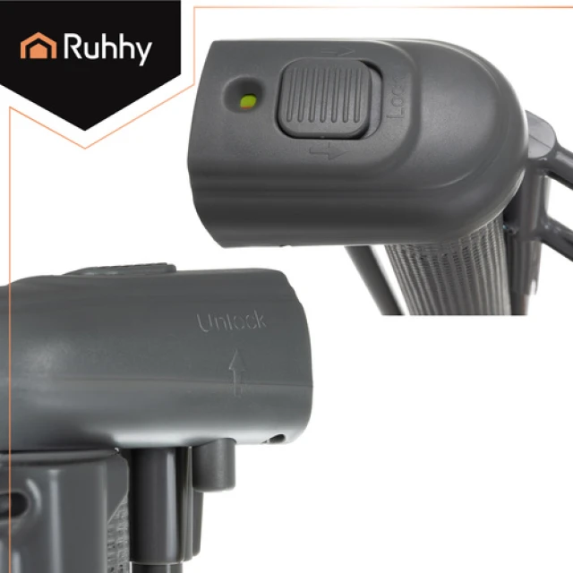 Барьер безопасности выдвижной Ruhhy 157 см Gray (5900779966505)