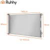 Барьер безопасности выдвижной Ruhhy 157 см Gray (5900779966505)