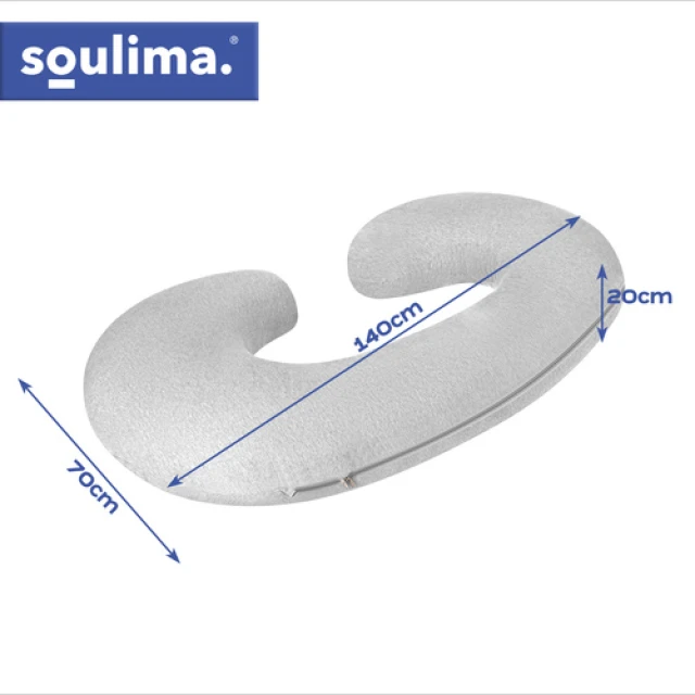 Подушка для беременных Soulima C-образная XXL (5900779966581)