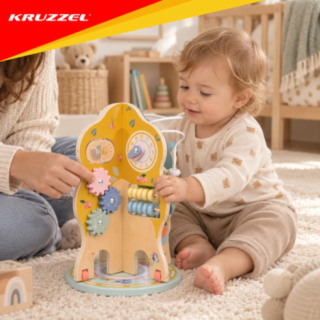 Розвиваюче дерев'яне дерево Kruzzel 10 в 1 (5900779966598)
