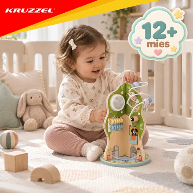 Розвиваюче дерев'яне дерево Kruzzel 10 в 1 (5900779966598)