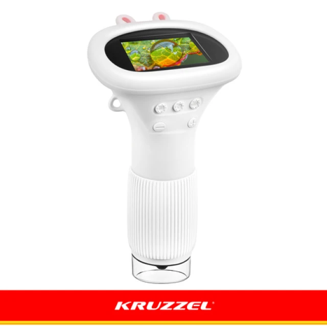 Мікроскоп Kruzzel 1000x з LED підсвічуванням White (5900779966673)