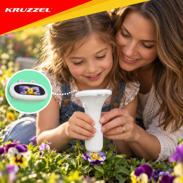 Мікроскоп Kruzzel 1000x з LED підсвічуванням White (5900779966673)