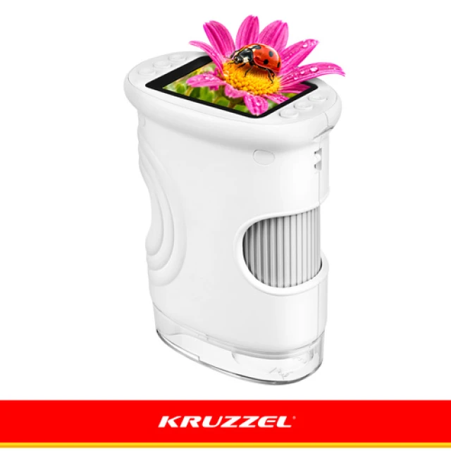 Мікроскоп кишеньковий Kruzzel 1000x 2 МП White (5900779966680)