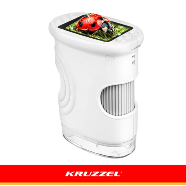 Мікроскоп кишеньковий Kruzzel 1000x 2 МП White (5900779966680)