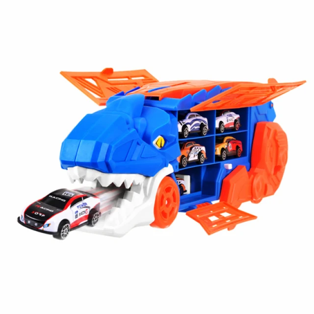 Автовоз Динозавр Maxy T-Rex з 6 машинками (5900779966727)