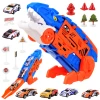 Автовоз Динозавр Maxy T-Rex з 6 машинками (5900779966727)