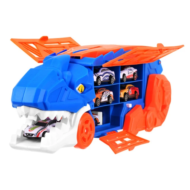 Автовоз Динозавр Maxy T-Rex з 6 машинками (5900779966727)