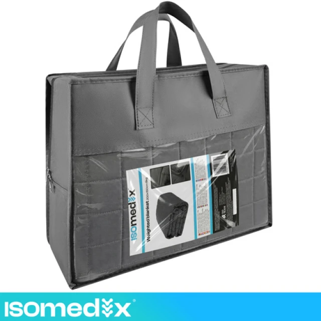 Обважнена ковдра Isomedix 200x150 см 8 кг Gray (5900779966741)
