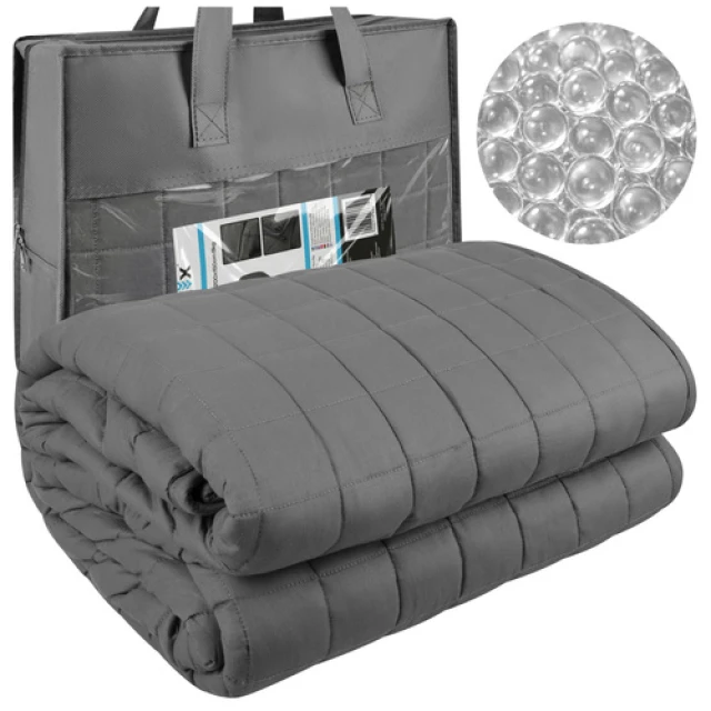 Обважнена ковдра Isomedix 200x150 см 8 кг Gray (5900779966741)