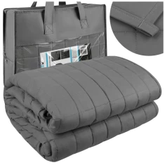 Обважнена ковдра Isomedix 200x150 см 8 кг Gray (5900779966741)