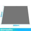 Обважнена ковдра Isomedix 200x150 см 8 кг Gray (5900779966741)