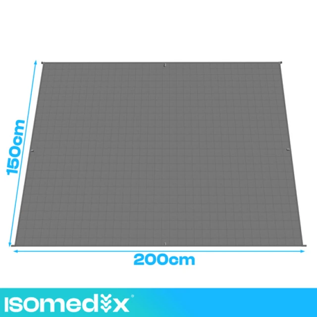 Обважнена ковдра Isomedix 200x150 см 8 кг Gray (5900779966741)