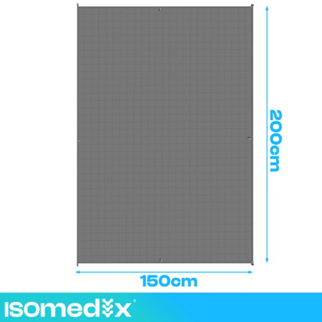 Обважнена ковдра Isomedix 200x150 см 8 кг Gray (5900779966741)