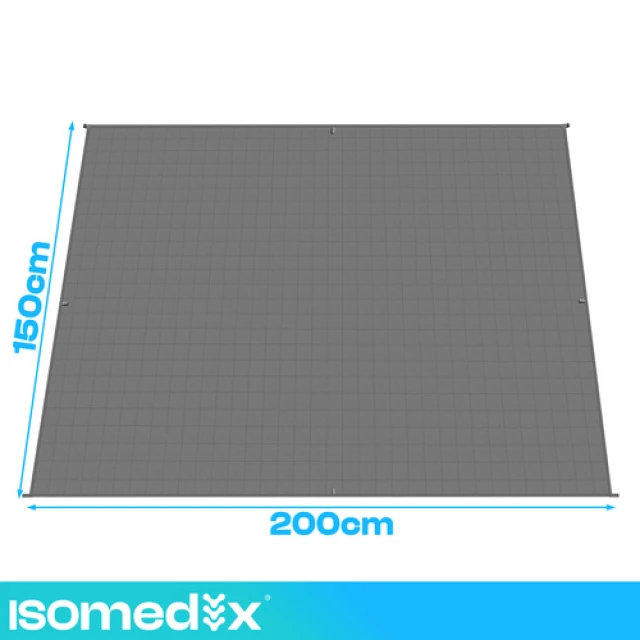 Обважнена ковдра Isomedix 200x150 см 6 кг Gray (5900779966758)