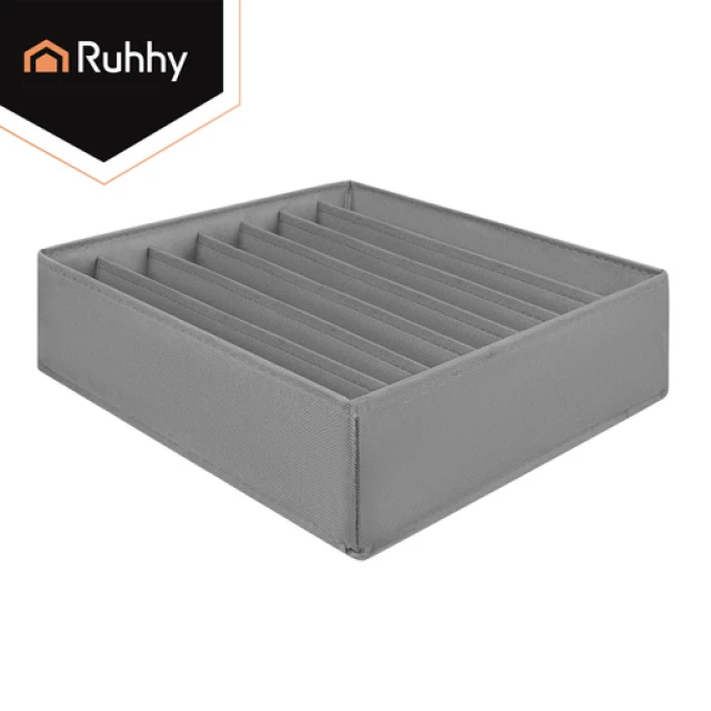 Набір органайзерів для білизни Ruhhy 4 шт 45 відділень Grey (5900779966765)