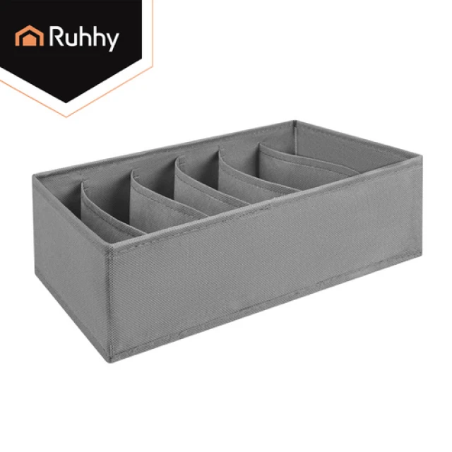 Набір органайзерів для білизни Ruhhy 4 шт 45 відділень Grey (5900779966765)