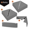 Набір органайзерів для білизни Ruhhy 4 шт 45 відділень Grey (5900779966765)