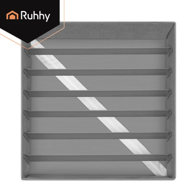 Набір органайзерів для білизни Ruhhy 4 шт 45 відділень Grey (5900779966765)