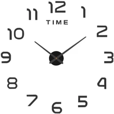 Годинник настінний Ruhhy 3D 60-130 см Black (5900779966772)